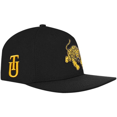 Men's Pro Standard Black Tuskegee Golden Tigers Arch Over Logo Evergreen Snapback Hat