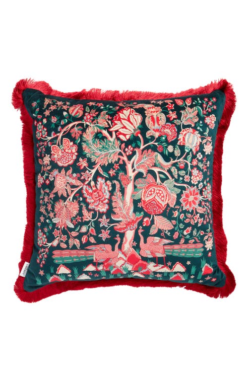 Liberty London Tree of Life Accent Pillow in Burgundy Multi at Nordstrom