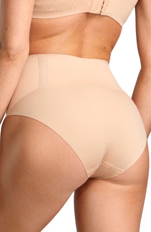 Siella No Show Shapewear Brief In Maple Sugar