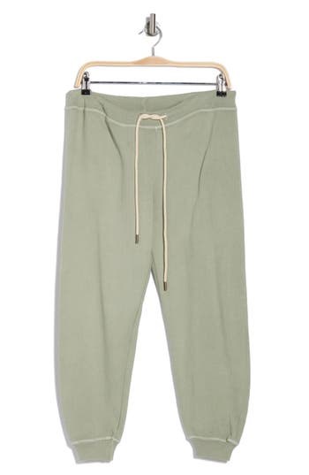 The Great . The Cropped Jogger Pants In Seafoam