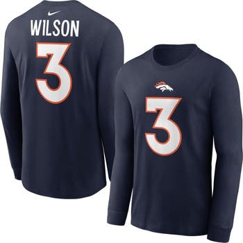 Men's Nike Russell Wilson Navy Denver Broncos Alternate Game Jersey