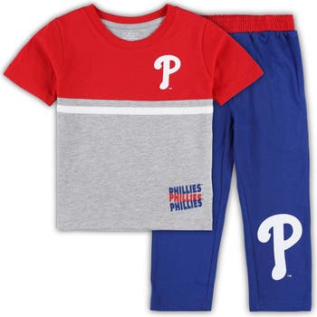 Outerstuff Infant Royal/Red Chicago Cubs Stealing Homebase 2.0 T-Shirt & Shorts Set