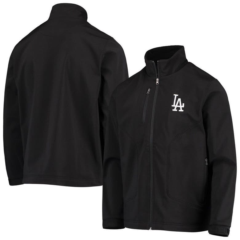 G-iii Sports By Carl Banks Black Los Angeles Dodgers Strong Side Full-zip Jacket