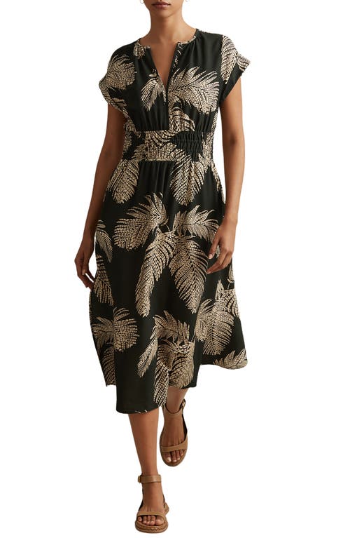 Reiss Colby Midi Dress Khaki at Nordstrom,