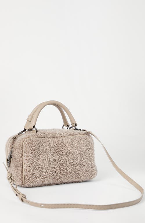 Shop Brunello Cucinelli Explorer Small Boston Bag In Dove Grey