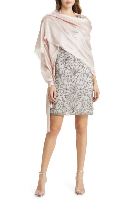 Shop Nordstrom Shimmer Wrap In Pink Chintz