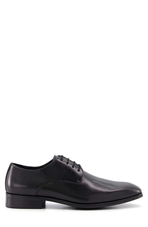 Dune London Satchel Plain Toe Derby In Black