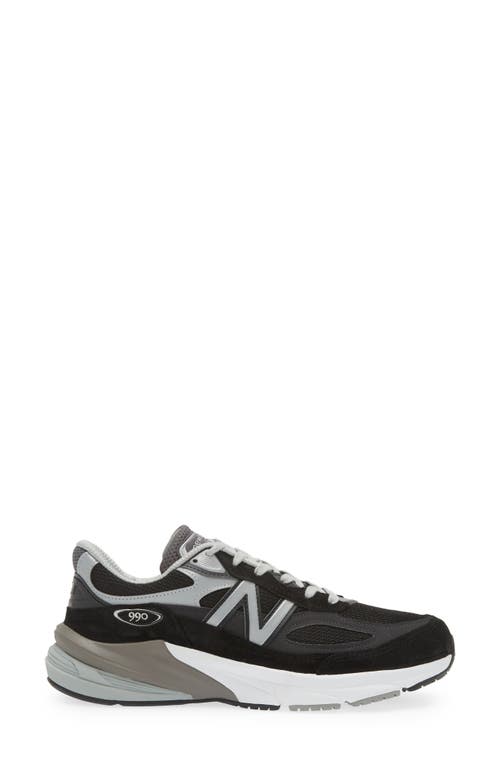 New Balance 990v6 Core Running Shoe In Black/black