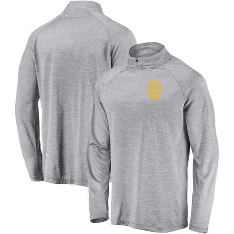 San Diego Padres Dunbrooke Alpha Full-Zip Jacket - Black/Heather Gray