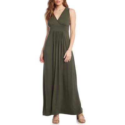 Karen Kane Jersey Knit Maxi Dress, Green