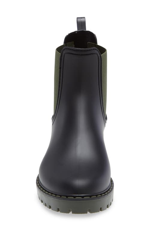 Shop Toni Pons Cavour Chelsea Boot In Black/khaki Rubber