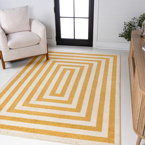 JONATHAN Y JONATHAN Y BANDOL MODERN CLASSIC MITRE STRIPE AREA RUG