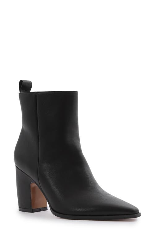 Shop Reiss Amy Pointed Toe Bootie In Black