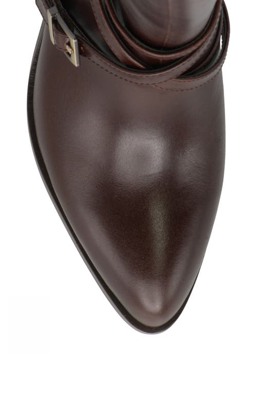 Charles David Jacoby Knee High Boot In Cognac Leather