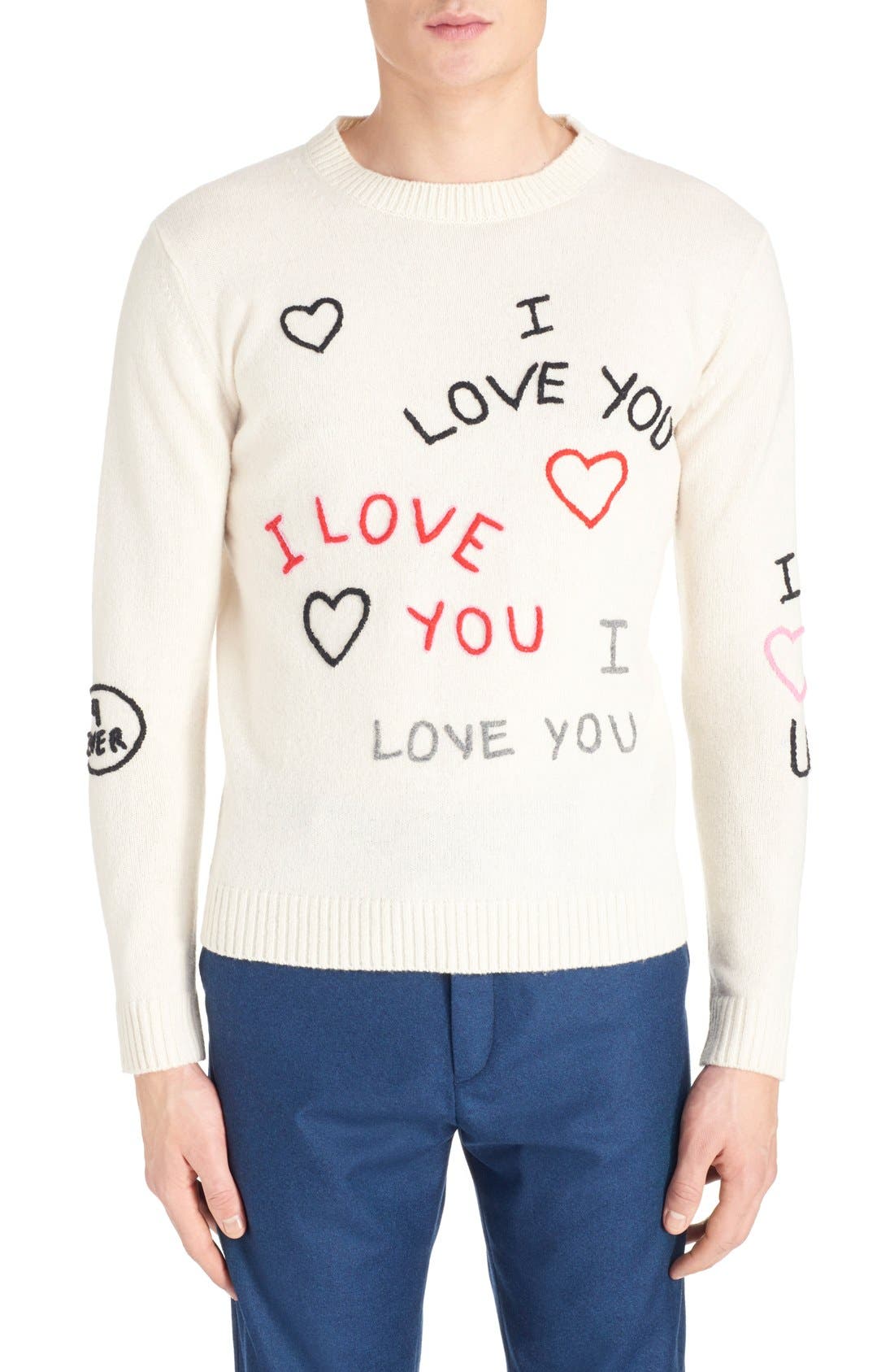 KENZO 'I Love You' Graphic Sweater 