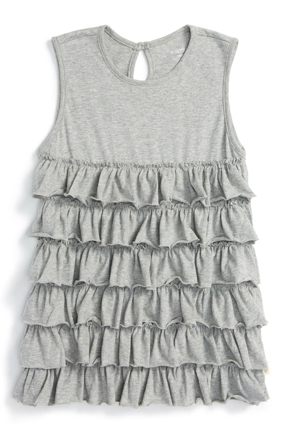 Burt's Bees Baby Tiered Ruffle Organic Cotton Tank (Toddler Girls