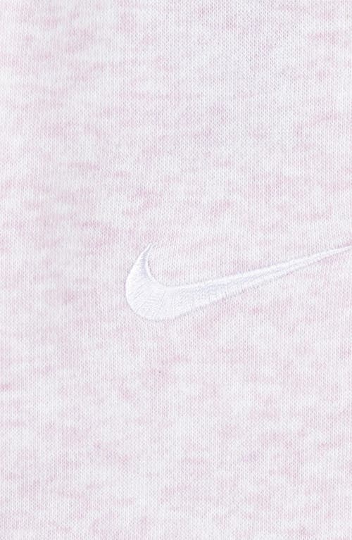 Nike Fleece Sweatshirt & Joggers Set In Pink Foam Heahter