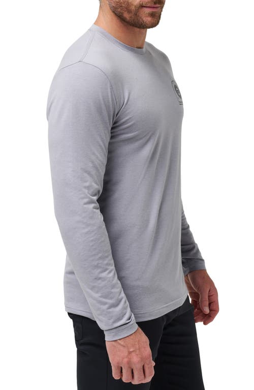 Shop Travismathew Finnen Long Sleeve Graphic T-shirt In Heather Grey