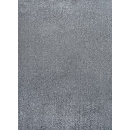 Shop Jonathan Y Twyla Classic Solid Low-pile Machine-washable Area Rug In Gray