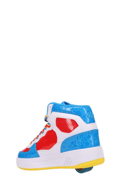 Shop Heelys X Hello Kitty Kids' Rezerve Ex High Top Skate Sneaker In Red/blue Multi