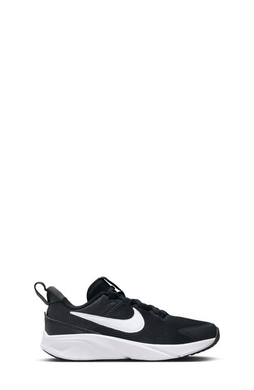Shop Nike Kids' Star Runner 4 Nn Gs Sneaker In Black/white/anthracite