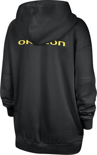 Nike Women s Nike Black Oregon Ducks Sideline Two Hit Club Fleece