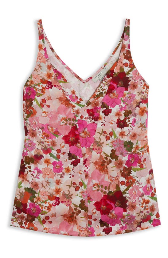 Shop Ted Baker Sorapia Floral Print Camisole In Pink
