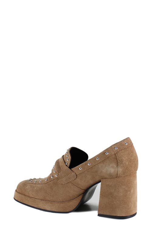 Shop Diba True Song Notes Platform Pump In Camel