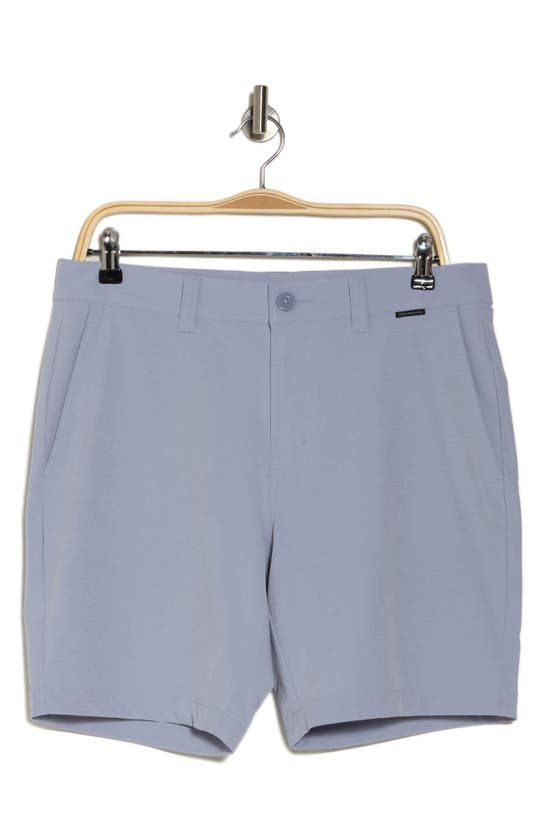 Travis Mathew Beck Shorts In Silver Bullet