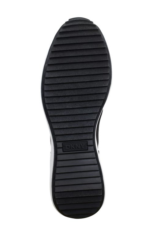 Dkny Women's Kasia Lace-up Wedge Sneakers In Black