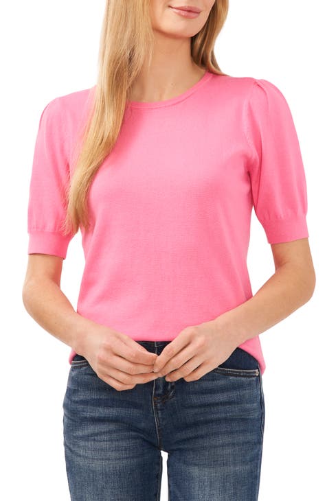Women's Pink Pullover Sweaters