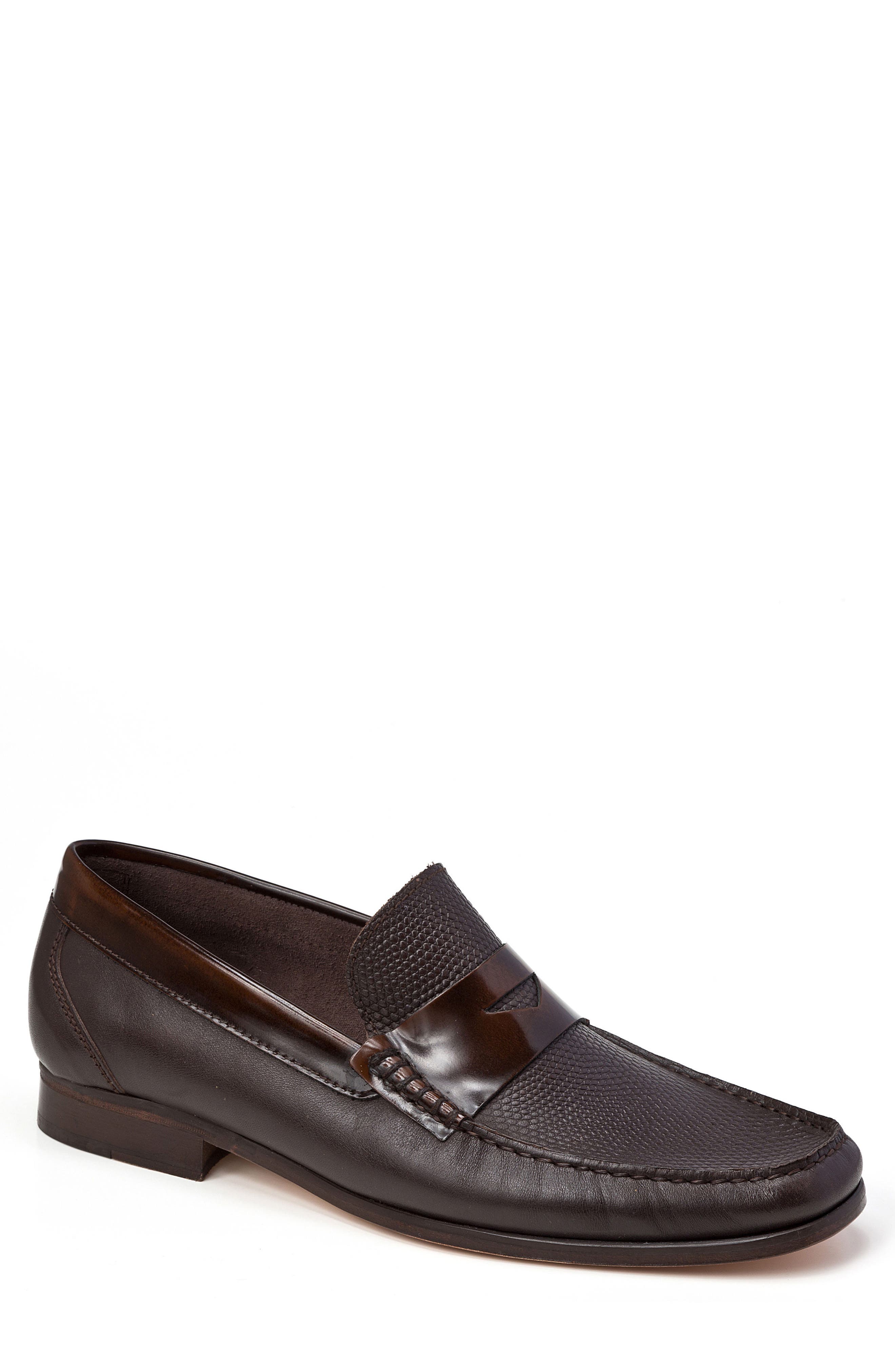 Sandro Moscoloni Bilbao Pebble Embossed Penny Loafer