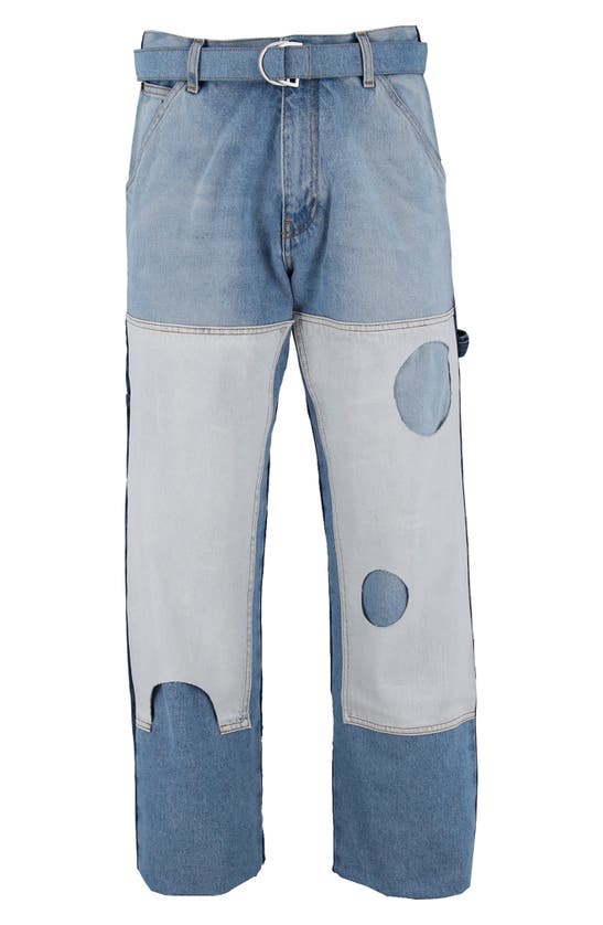 Shop Off-white Meteor Carpenter Jeans In Denim Blue