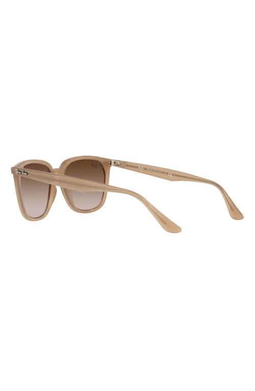 Ray Ban Rb4362 Square-frame Acetate Sunglasses In Turtledove/gradient Brown