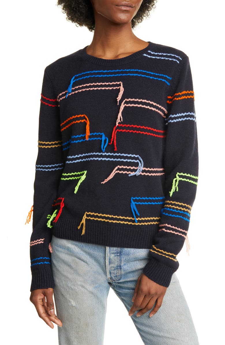 Chinti & Parker Horizontals Wool & Cashmere Sweater | Nordstrom