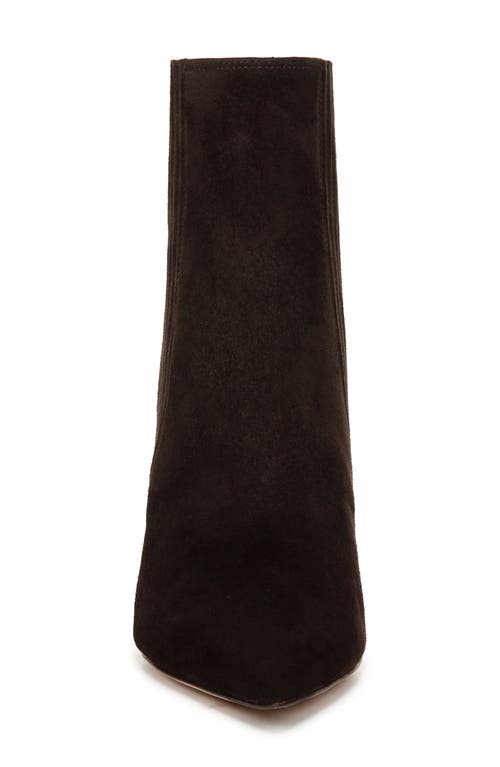 Veronica Beard Lisa Suede Mid-heel Bootie In Espresso