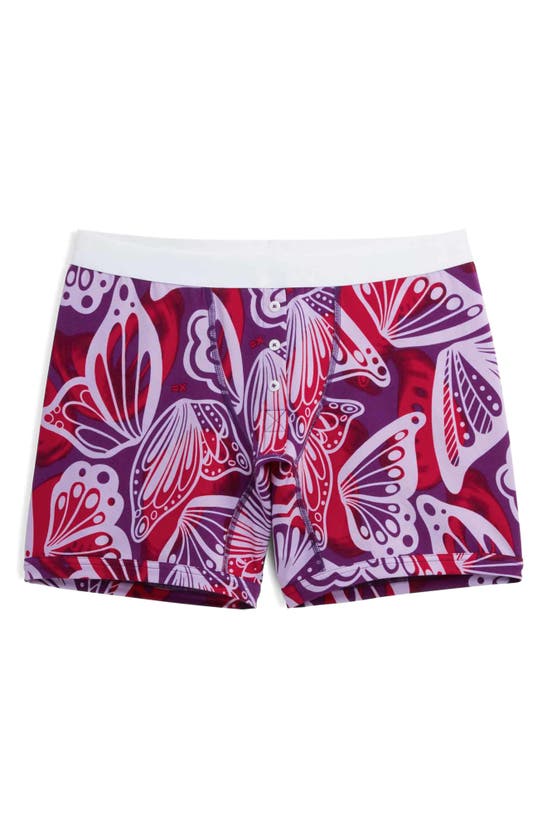 Tomboyx Faux Fly Boxer Briefs In Frequent Flyer
