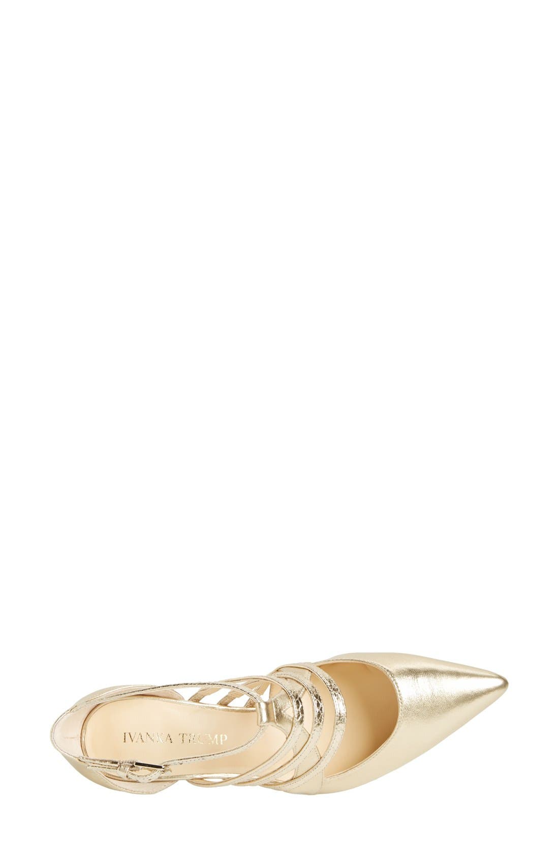 IVANKA TRUMP,
                                                'Tellas' Pointy Toe Pump,
                                                Alternate thumbnail 3, color,
                                                710