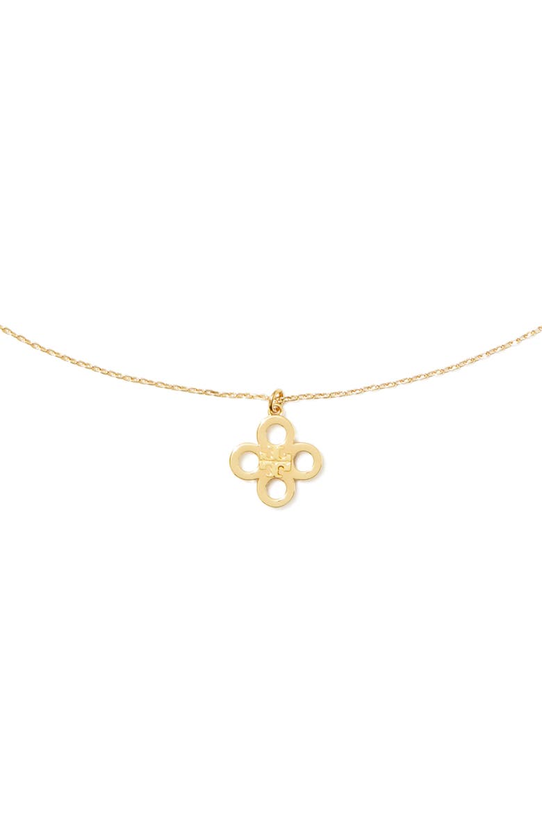 Tory burch clover necklace Clearance