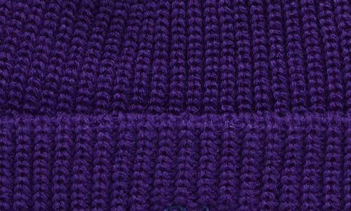 Shop Noah Core Logo Beanie In Purple