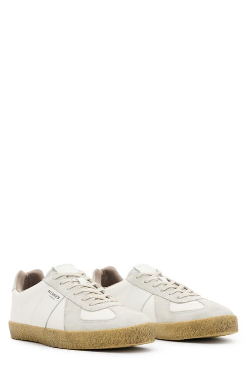 Shop Allsaints Jaimee Low Top Sneaker In Sand/white