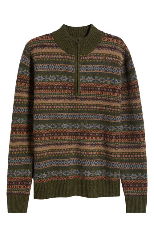 SCHOTT SCHOTT NYC FAIR ISLE WOOL BLEND SWEATER 