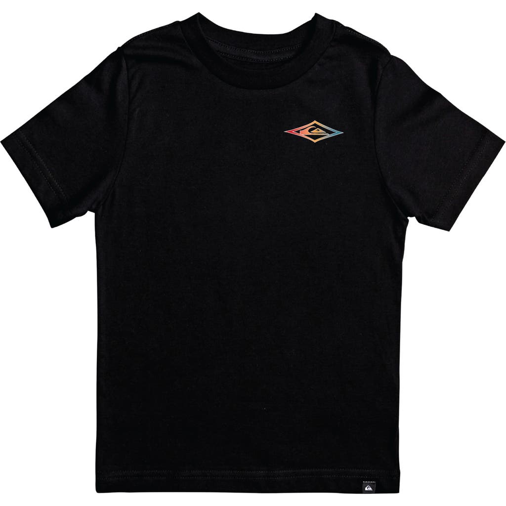 Quiksilver Kids' Wild Style Graphic T-shirt In Black