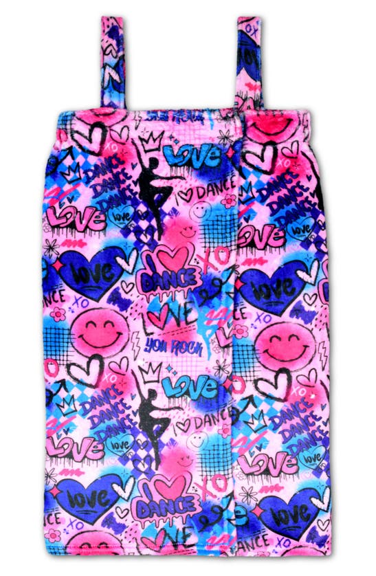 Shop Iscream Kids' Corey Paige I Love Dance Spa Wrap In Pink Multi
