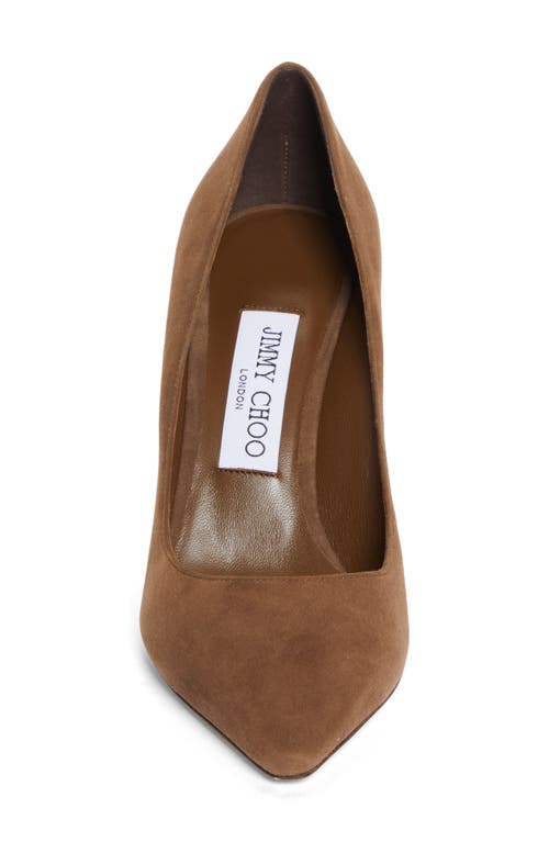 Shop Jimmy Choo Romy Pointed Toe Pump In Oak