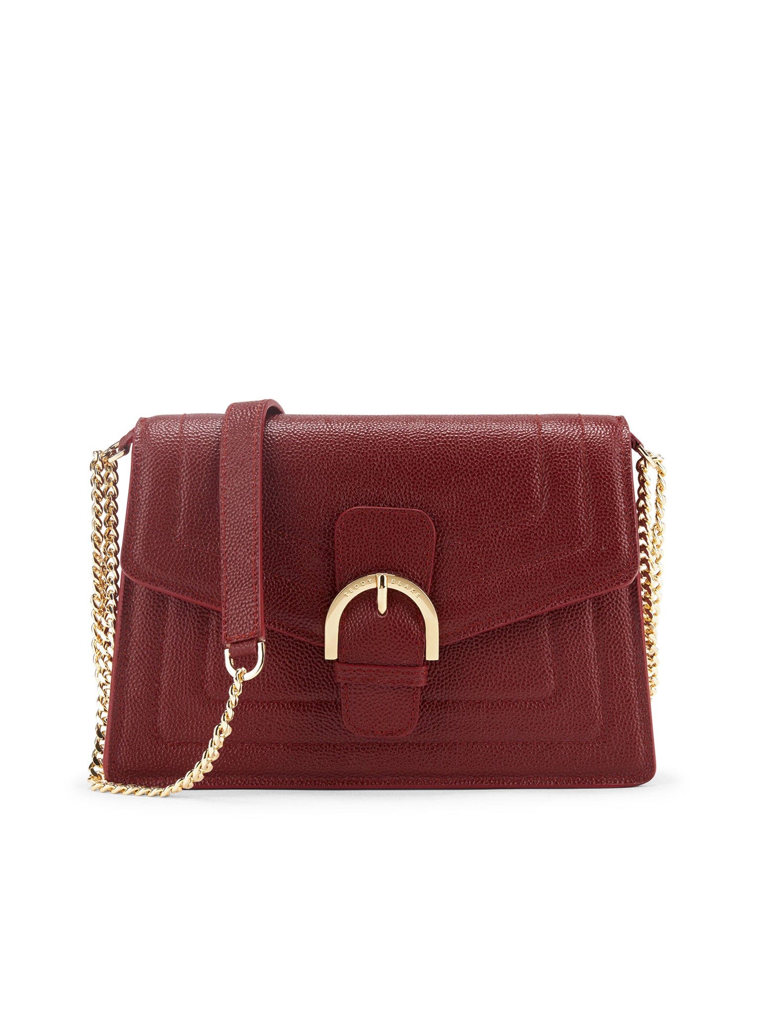 Teddy Blake Margot Stampato 9" In Darkred