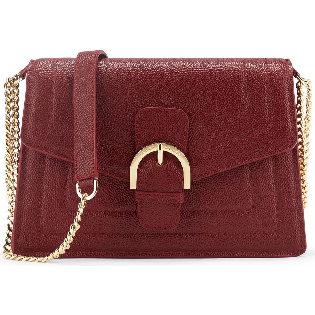 Teddy Blake Margot Stampato 9" In Darkred