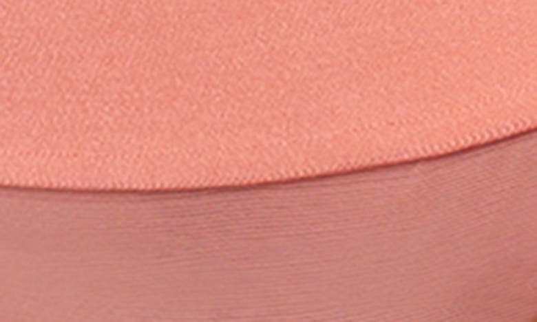 Shop Dkny Sheers Cheeky Bikini Cut Briefs In Shell Pink