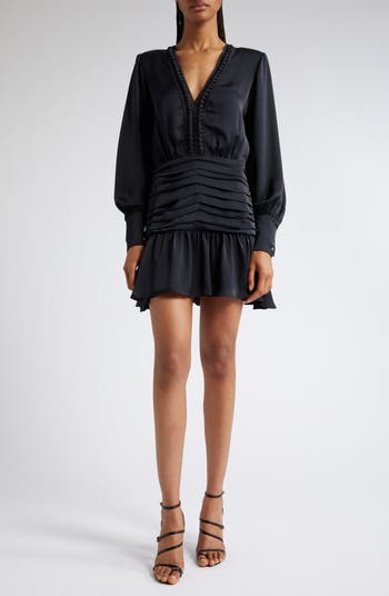 Ramy Brook Faith Balloon Long Sleeve Dress