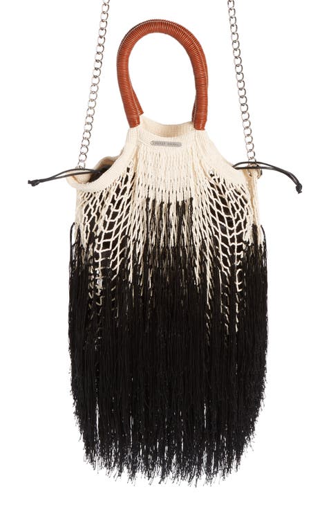 Fossil fringe store purse